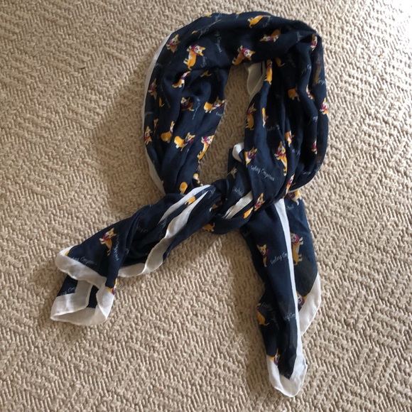 NWT Bass “Feeling Corgeous “  Corgi dog themed  long scarf - Picture 2 of 8
